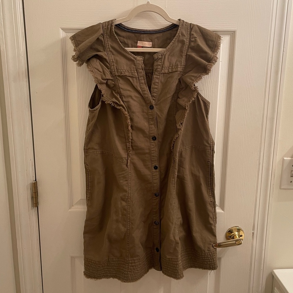Pilcro Flutter Sleeve Dress